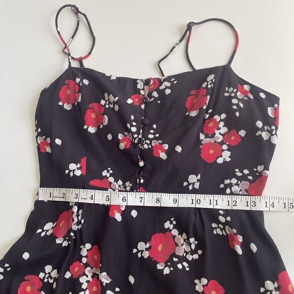 Free People Red & Black Qt Mini Dress Size Small - Picture 12 of 16